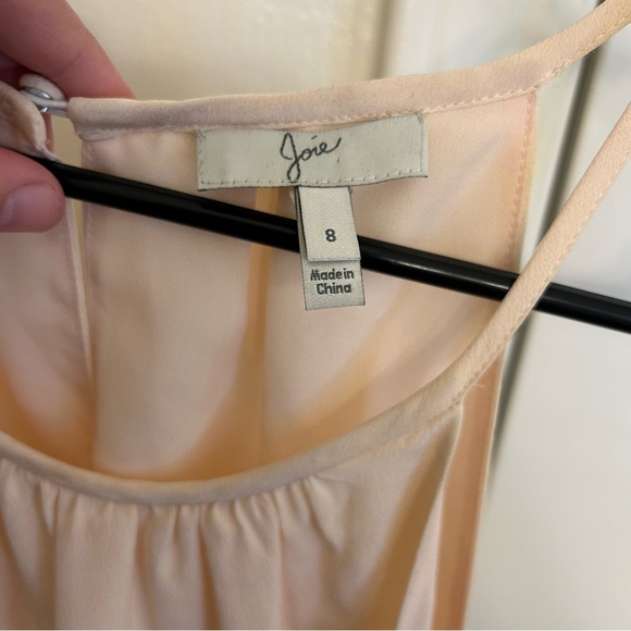 Joie Ariadna 100% Silk Drop Waist Mini Dress Size 8 Feminine Lightweight - Picture 4 of 11